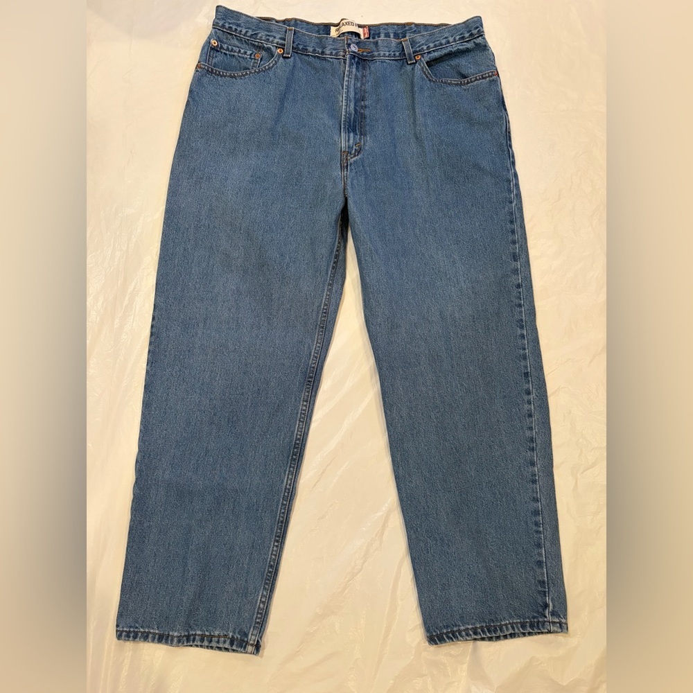 Levi's 550 Jeans Men's 42x30 Medium Wash Relaxed Fit 100% Cotton No Stretch